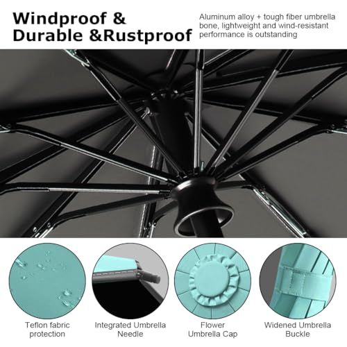 PALAY® 2 Pack Big Umbrella for Men Women with Reflective Strap PALAY® 2 Pack Big Umbrella for Men Women with Reflective Strap